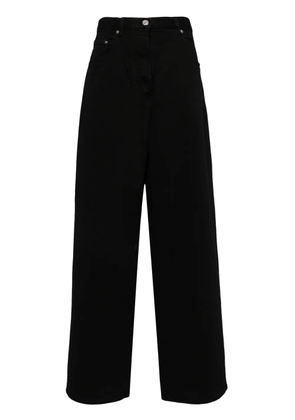 Nº21 high-rise wide-leg jeans - Black