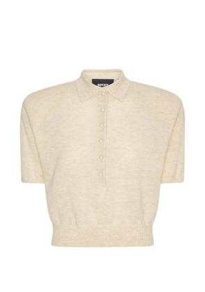 ROTATE BIRGER CHRISTENSEN button-up polo top - Neutrals