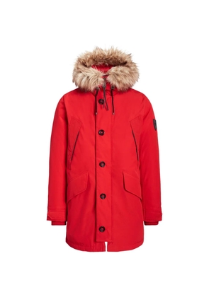 Polo Ralph Lauren buttoned hooded jacket - Red