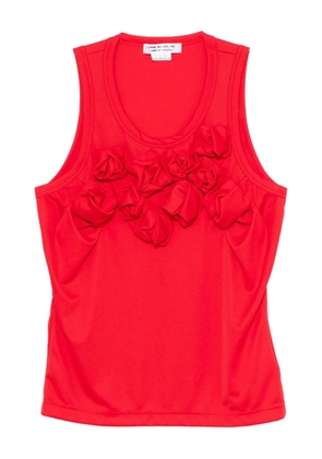 Comme Des Garçons Comme Des Garçons ruffled tank top - Red