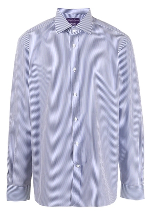 Ralph Lauren Purple Label striped long-sleeve shirt - Blue