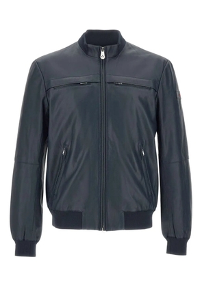 Peuterey zip-pockets bomber jacket - Blue