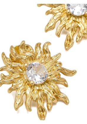 Oceanus Sunburst stud earrings - Gold