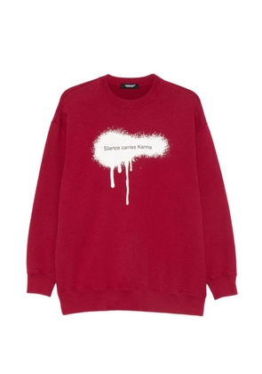 Undercover graphic-print sweatshirt - Red