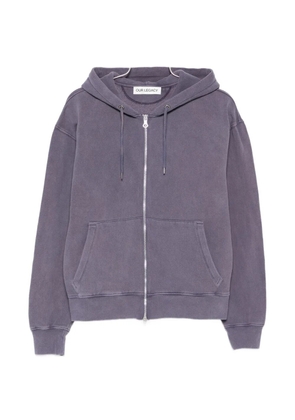 OUR LEGACY Rascal zip-up hoodie - Purple