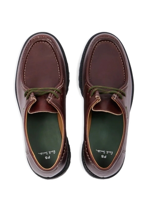 PS Paul Smith Rango logo-patch Derby shoes - Brown