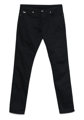Emporio Armani logo-plaque slim-fit jeans - Blue
