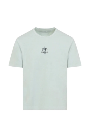 C.P. Company print-detail T-shirt - Blue