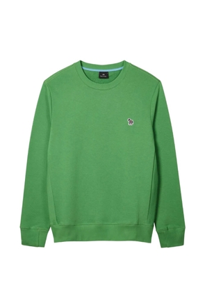 PS Paul Smith zebra-motif crew-neck sweatshirt - Green