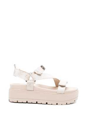 GUESS USA logo strap sandals - Neutrals