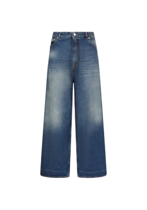 VETEMENTS wide-leg denim jeans - Blue