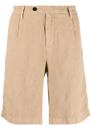 Massimo Alba mid-rise cotton shorts - Neutrals