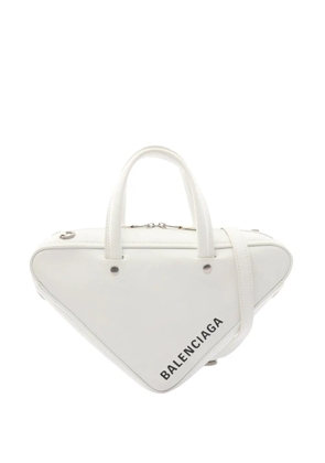 Balenciaga Pre-Owned 2010-2025 S Leather Triangle Duffle Bag satchel - White