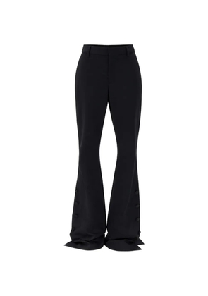 Ann Demeulemeester Enya buttoned bootcut trousers - Black
