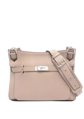 Hermès Pre-Owned 2009 Taurillon Clemence Jypsiere 34 crossbody bag - Brown