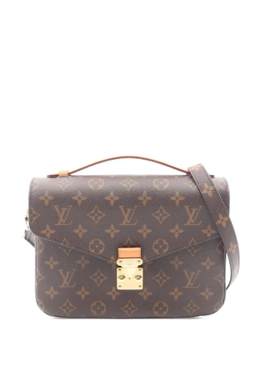 Louis Vuitton Pre-Owned 2019 Monogram Pochette Metis satchel - Brown