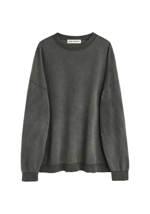 OUR LEGACY washed oversized sweatshirt - Grey