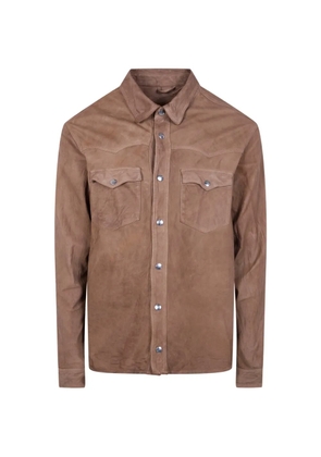 Giorgio Brato flap-pocket shirt - Brown