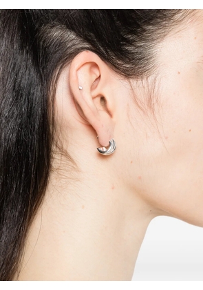 Completedworks curved earrings - Silver