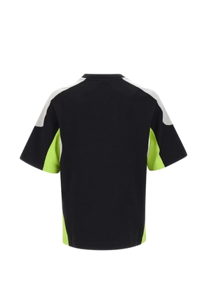 Casablanca colour block logo T-shirt - Black