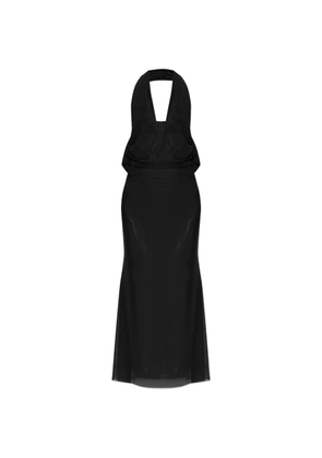 Bond-eye Alessia halter-neck midi dress - Black