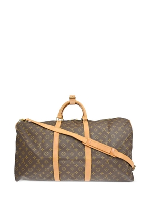 Louis Vuitton Pre-Owned 1991 Keepall Bandoulière 60 monogram leather travel bag - Brown