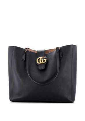 Gucci Pre-Owned Dahlia Leather Medium tote bag - Black