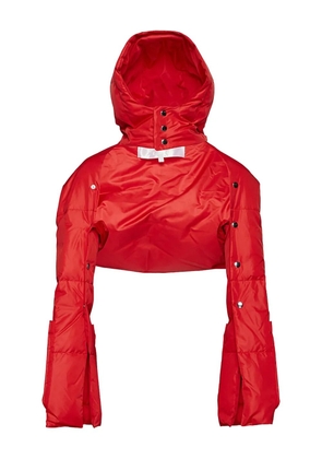 Comme des Garçons TAO hooded cropped jacket - Red