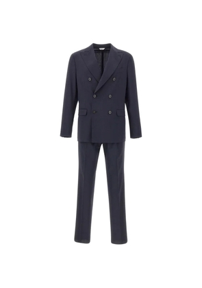 Boglioli double-breasted peak-lapels suit - Blue