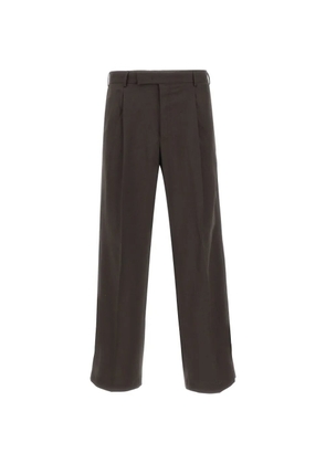 PT Torino Fifteen virgin wool tailored trousers - Brown