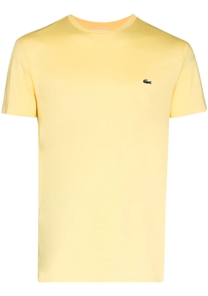Lacoste logo-patch cotton T-shirt - Yellow