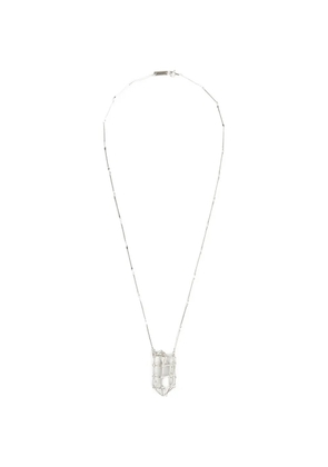 ISABEL MARANT Rock Crystal necklace - Silver