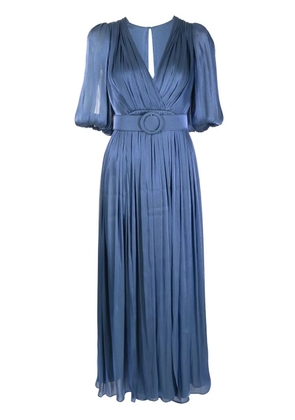 Costarellos V-neck maxi dress - Blue