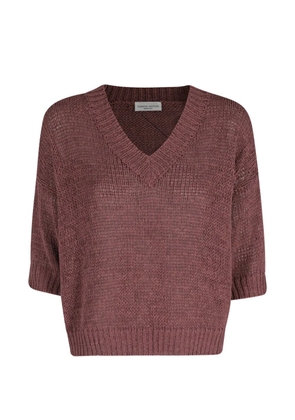 Roberto Collina V-neck sweater - Red