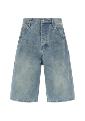 Purple Brand stone-washed bermuda shorts - Blue