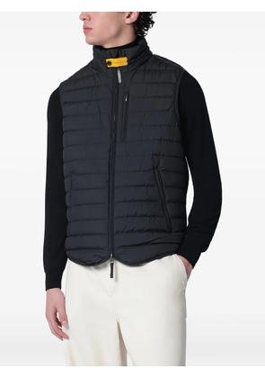 Parajumpers logo patch quilted vest - Black