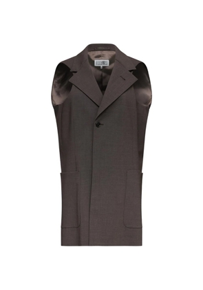 MM6 Maison Margiela sleeveless waistcoat - Brown
