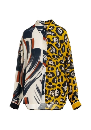 Essentiel Antwerp double-pattern shirt - Yellow