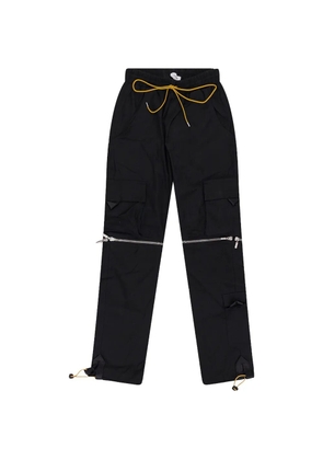 RHUDE knee-zip cargo trousers - Black