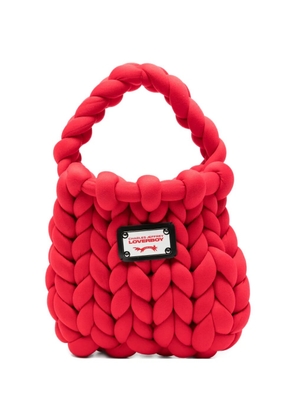 Charles Jeffrey Loverboy mini Marshmallow tote bag - Red