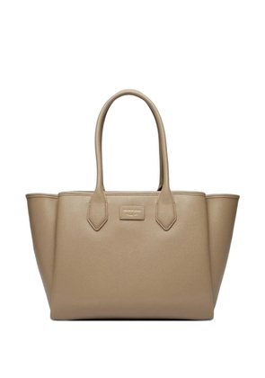 Emporio Armani logo-detail tote bag - Neutrals