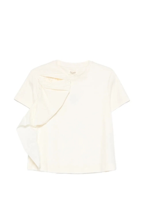 PSOPHIA crew-neck T-shirt - Neutrals