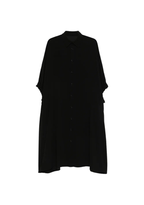 Y's button midi dress - Black