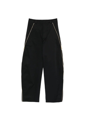 DARKPARK zip-detail trousers - Black