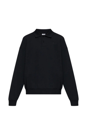 VETEMENTS long-sleeve buttoned polo shirt - Black