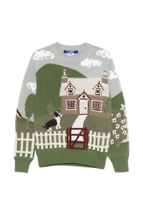 Junya Watanabe long-sleeves sweater - Green