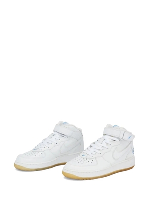 Nike Air Force 1 Mid croc-effect sneakers - White