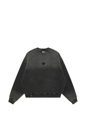 AAPE BY *A BATHING APE® logo-patch sweatshirt - Grey