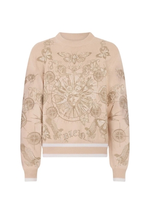 Philipp Plein tattoo round-neck sweater - Neutrals
