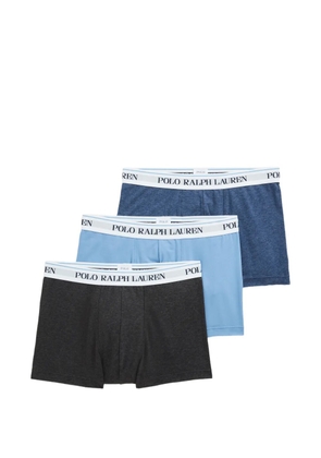 Polo Ralph Lauren logo-waistband boxers (set of three) - Blue